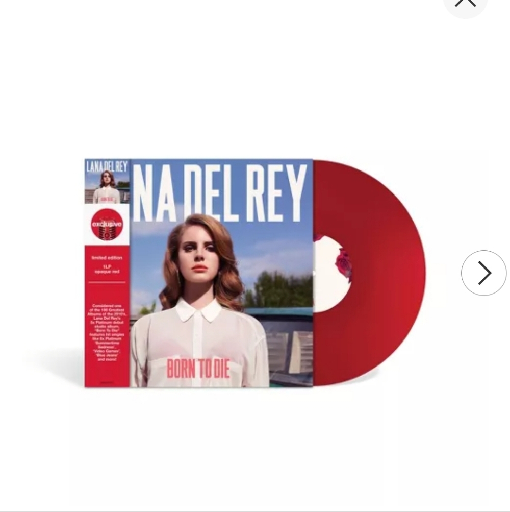 Born To Die Target Red Exclusive Vinyl by Lana Del Rey